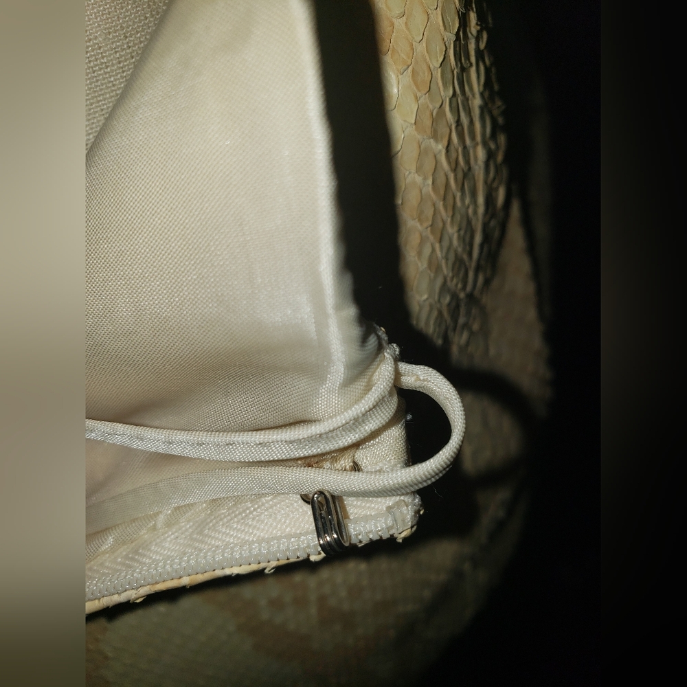 Ralph Lauren Black label natural tan cream 100% python snakeskin skirt 10 - Picture 10 of 13